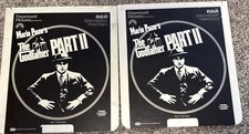 The Godfather Part II Disc 1 & 2 RCA Selectavision CED Video Disc Pre Owned