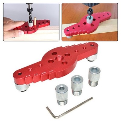 Rot Aluminium Bohrer Locator Kit für schnelle und genaue Holzbearbeitungsaufgab