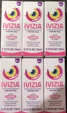 Lot Of 6 iVIZIA  0.33 FL OZ (10mL) BIG BOTTLES 💪 EXP 12/27