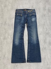 Roberto Cavalli Y2K 2000s Flared Denim Blue Women's Jeans Size 40
