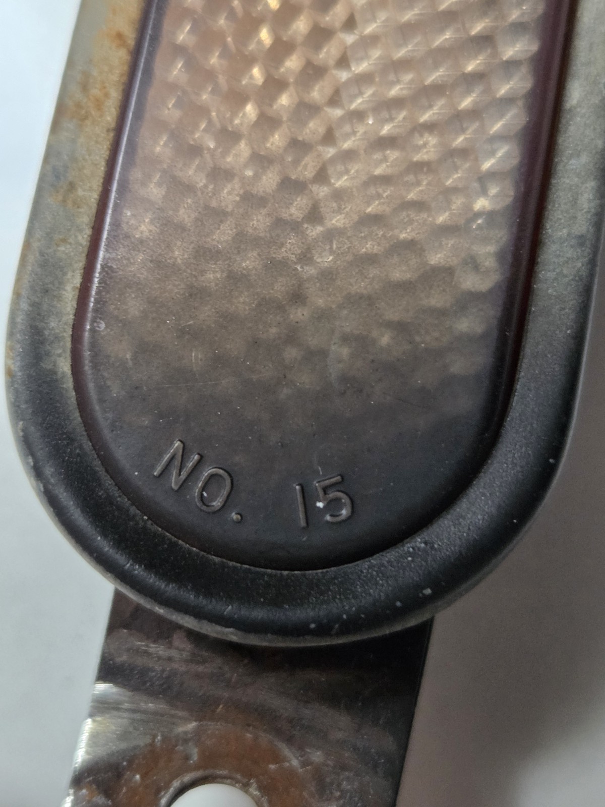 1940's Stimsonite No. 15 Bicycle Reflector, Rare Vintage Bike Accessory