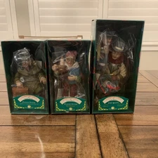 Kurt S. Adler A Christmas Carol Ornaments - Set of 3 - Scrooge and Catchet- NIB
