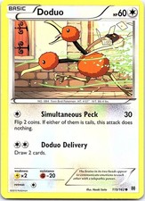 Doduo BREAKthrough 115/162 Common Pokemon Near Mint Pokemon Card