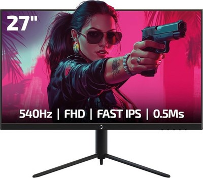 GAMEPOWER Lucid S60 27 Zoll Gaming Monitor 540 Hz Full HD 0,5 ms Fast IPS Pivot