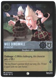 Wee Dingwall - Scrappy Lad 176/204 Wilds Unknown Cold Foil
