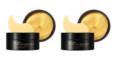 ? BERGAMO Luxury Gold Collagen Eye Patch 60pcs x 2 | Brightening & Hydrating ?