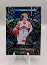 Gradey Dick 2024-25 Obsidian Basketball: Base Electric Etch No. 51 - Raptors 