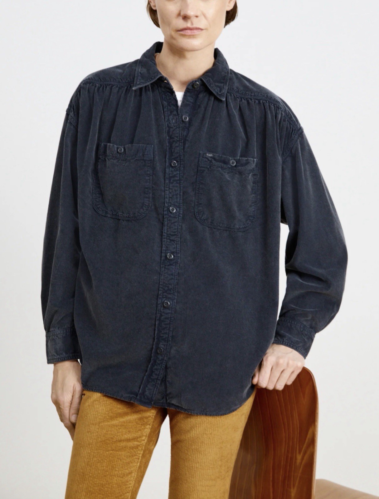 Lee FRONTIER - Button-down blouse - Black. Ladies… - image 1