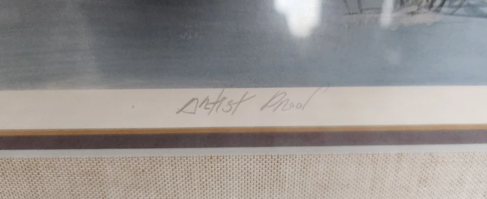 RARA IMAGEN DE PRUEBA DE ARTISTA GERRY METZ MEDIA CÚPULA CAMPAMENTO YOSEMITE PARA EDICIÓN LIMITADA Foto 2 de 4