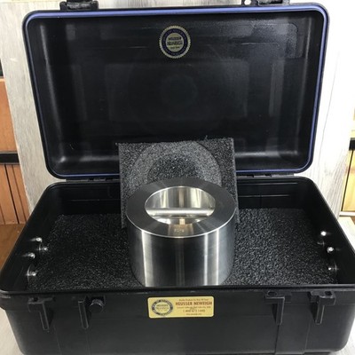 Heusser Neweigh 20 kg Stainless Steel Calibration w/Grip & Case Last Cal 2008
