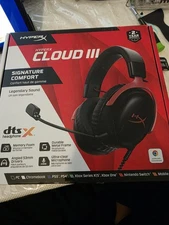 HyperX Cloud III Wired Gaming Headset Compatible with PC, PS5, Xbox