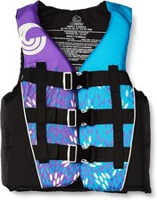 Connelly Teen Nylon Life Vest, 90 to 120 lbs Teen, Purple and Blue