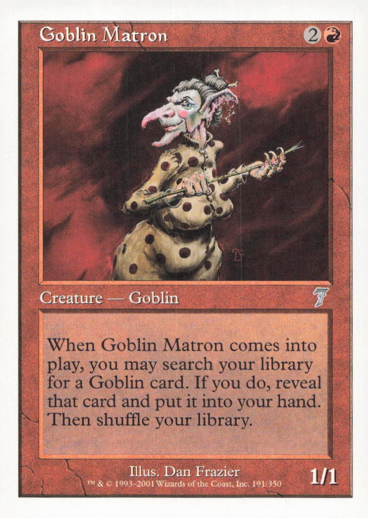 7th Edition #191 Goblin Matron
