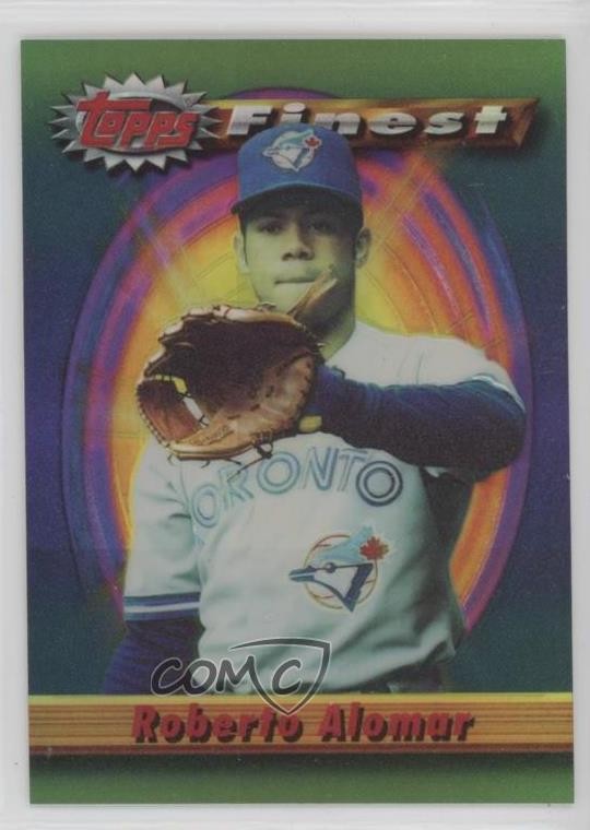 1994 Topps Finest Refractor Roberto Alomar #205 HOF