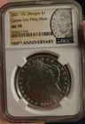 2021 CC Privy Morgan Silver Dollar $1, 100th Anniversary NGC MS70 Carson City