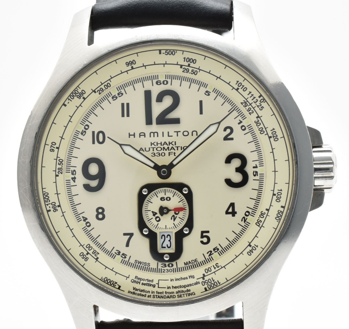 [NEAR MINT] Hamilton Khaki Aviation H765150 White 45mm Automatic Men's Watch