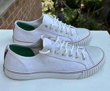 VTG PF Flyers Sandlot Men's 9 Women's 10.5 White Low Sneakers Shoes (No Insoles)