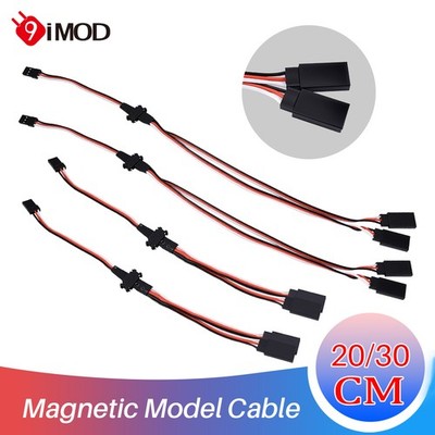 9IMOD 20/30CM Magnetkabel 3-polig Y Stecker auf Buchse für RC Autos Boot Plane