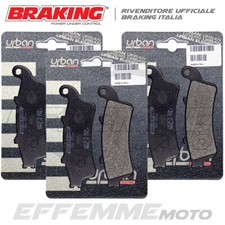 Pastiglie HONDA XL V Varadero 1000 1999 2000 2001 Senza Abs (Ant.+ Post BRAKING)