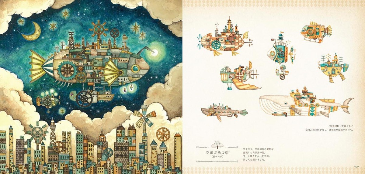 Book Noriko Nishimura Art Book: The World of the Imaginary Street