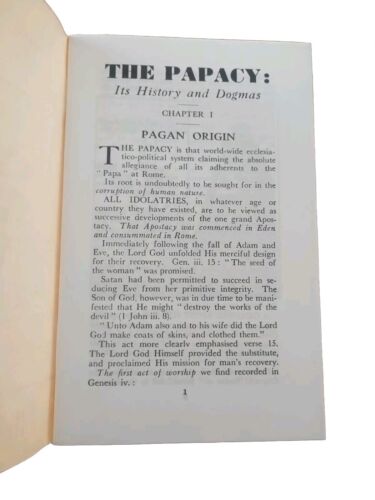 The Papacy : Its History and Dogmas by Leopold Smith Catholic Pagan Origins - Picture 3 of 3