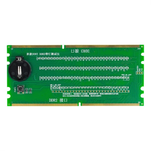 1PC Tester Memory Slot Tester Desktop Board For DDR2 DDR3 Memory Slot With LED