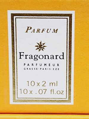 Fragonard Paris Grasse ECLAT Parfum Parfumeur Splash Women .07 oz