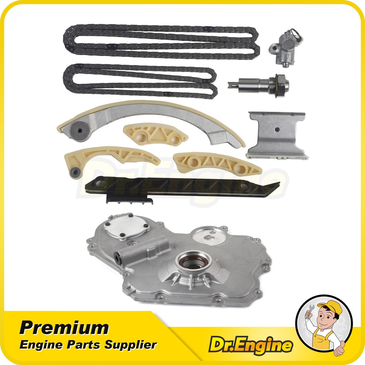 Timing Belt Kit With Water Pump For 2000-2010 Chrysler Dodge Jeep 2.4L DOHC (VIN G,B,X,8,9)