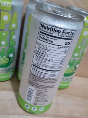 6CT: ALO Sparkling Aloe Vera Juice Drink WHITE GRAPE 11.2z ALOE PULP!!  50calorie | eBay