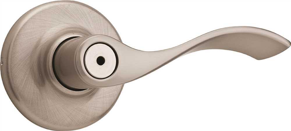 Kwikset 300BL-15V1 Balboa Privacy Door Lock Nickel Finish 6AL Chassis-image
