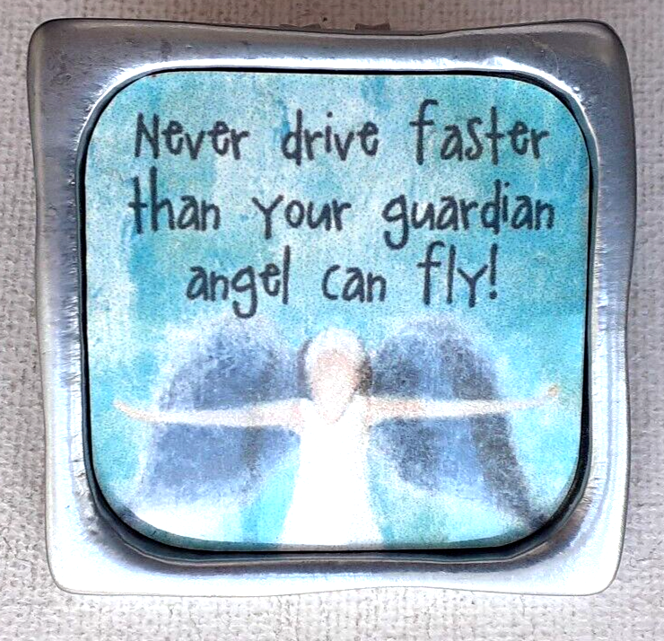 GUARDIAN ANGEL Car Visor Clip NEVER DRIVE FASTER.... eBay