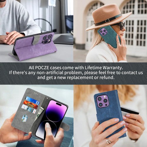 For ASUS Zenfone 12 Ultra Case Magnetic RFID Wallet Leather Card Stand Cover - Picture 7 of 25
