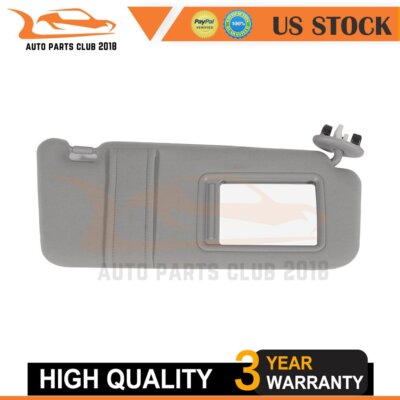Right Side Car Sun Visor With Sunroof and Light Gray Color For 2007 TOYOTA CAMRY