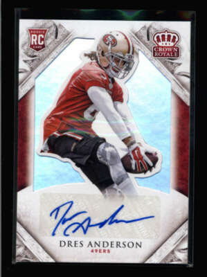 DRES ANDERSON 2015 CROWN ROYALE ROOKIE AUTOGRAPH AUTO #275/299 AN4492