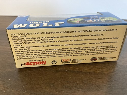 Vtg 97 Timberwolf Mark Green Car 1:64 Stock Car Limited Edition Collectible - Picture 8 of 11