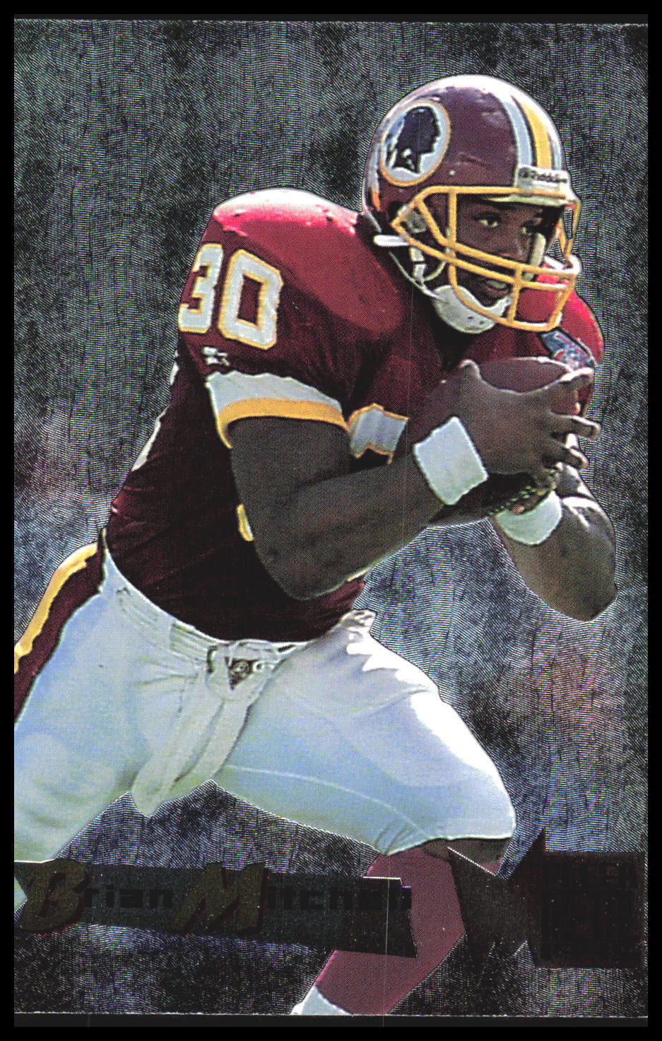 1995 Fleer Metal Brian Mitchell # 195 RC Washington Redskins 7P