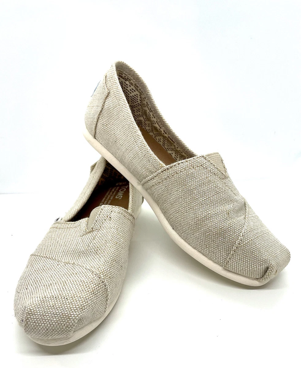 Toms sales natural metallic