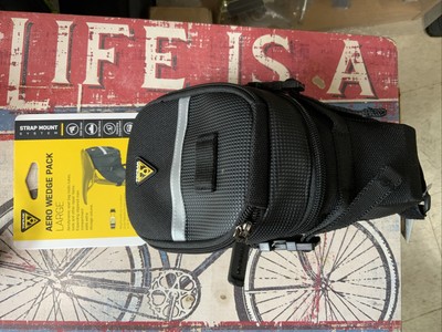 Topeak Aero Wedge Bag Large, With Strap Black