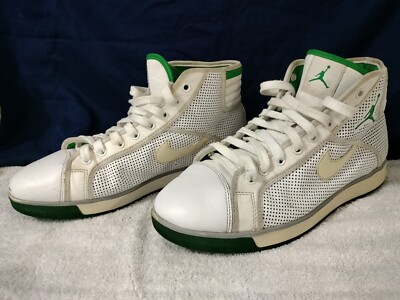 2010 Nike Air Jordan Sky High Retro 414960-105 White & Green Mens