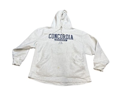 Vintage Concordia University Nebraska Men’s Hoodie Sweatshirt Size XL