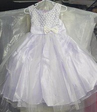 Pastel Collection Lilac Dress, Flower Girl dress Size 4