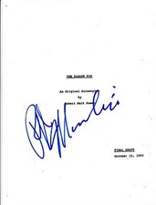 RALPH MACCHIO SIGNED THE KARATE KID FULL 133 PAGE SCRIPT AUTHENTIC AUTOGRAPH COA