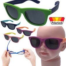 Rubber Flexible Polarized Sunglasses Plastic Boys - Baby Children Child Age 0-2 