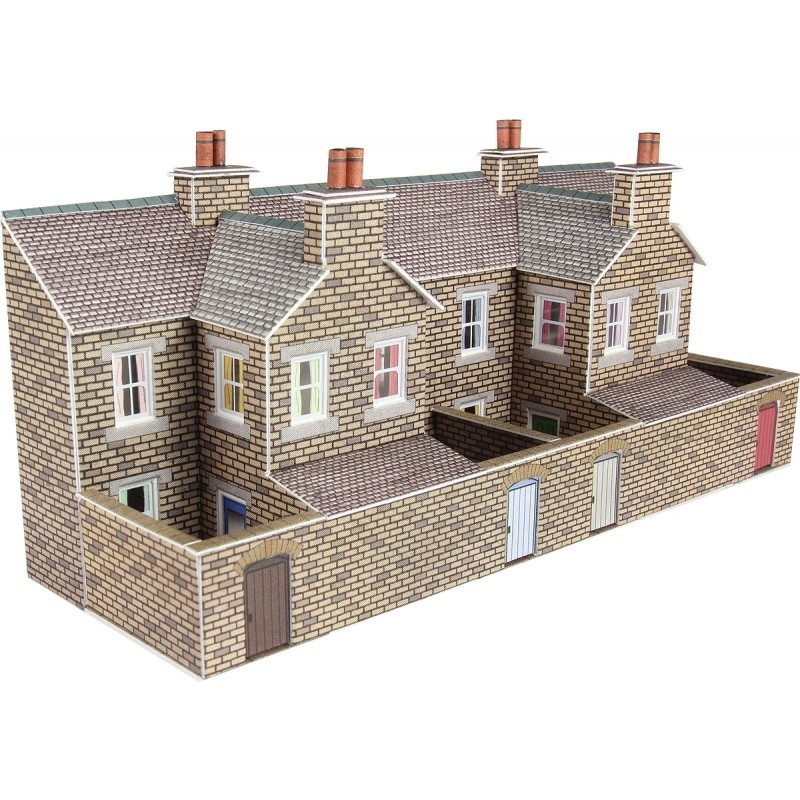 Low Relief Terraced House Backs - Stone Built Low Relief Terraced House Backs - Stone Built