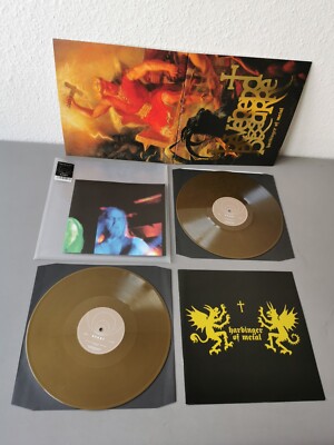 REVEREND BIZARRE lim 1000 golden Vinyl 2LP Harbinger Of Metal (2011 Svart)