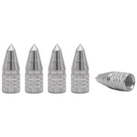 5 X You.S Ventilkappen Ventilverschluss Spike In Silber FüR Auto PKW LKW