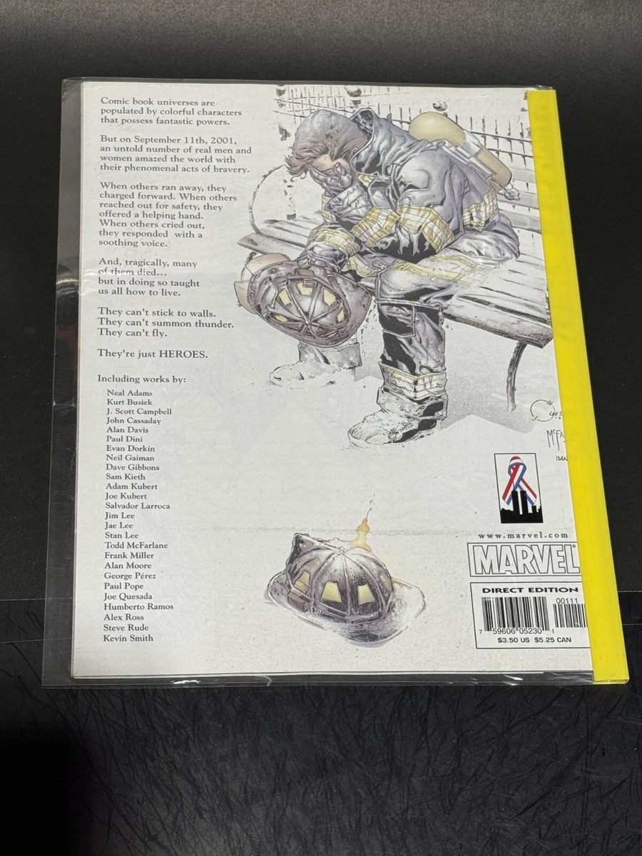 Heroes Magazine # 1 Marvel Comic Book 9/11 September 11th Tribute