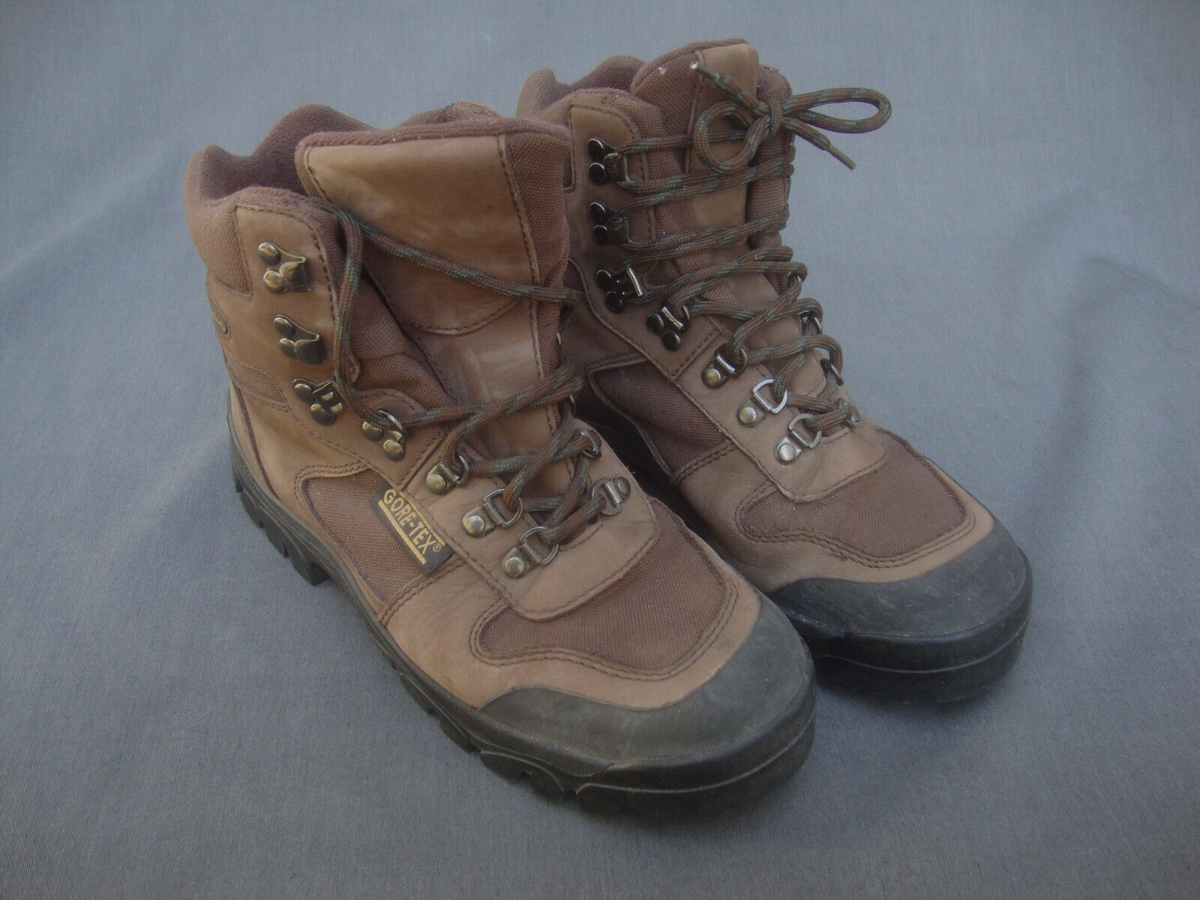 Vtg Cabelas Leather Boots Mens 9 43 Vibram Sole Hiking Gore-Tex Insulated Italy Gorpcore Cabelas Goretex leather Boot Air 8000 Vibram Sole  main image 3