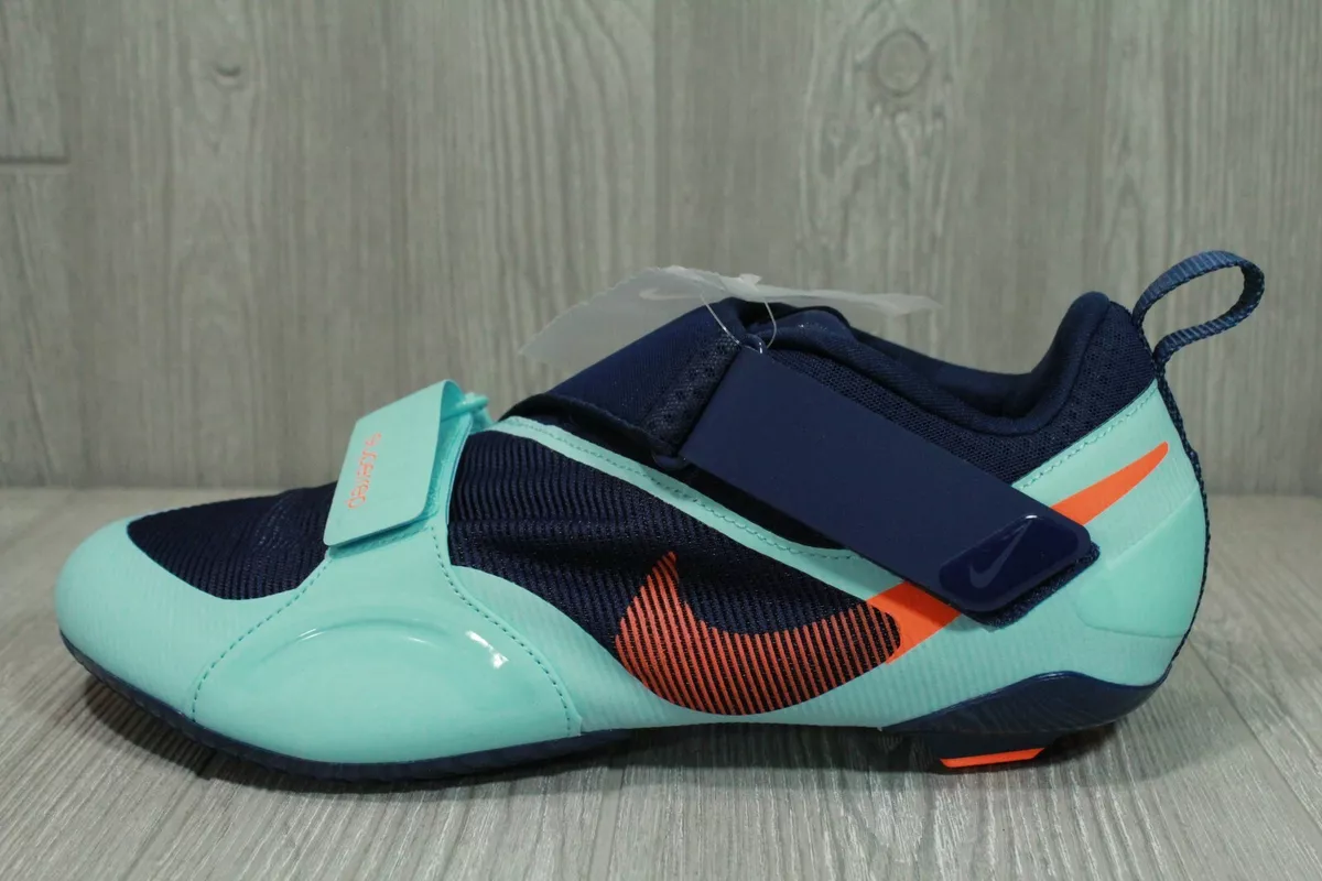 Nike Superrep Cycle SoulCycle Indoor Shoes Blue Orange CW2191 484