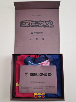 FC Barcelona Nike シャツ Lサイズ トラビススコット Cactus Jack X Nike X FC Barcelona Jersey • Travis Scott • XL